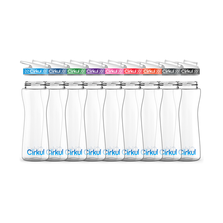22oz. Plastic Bottle & Comfort Grip Lid E6
